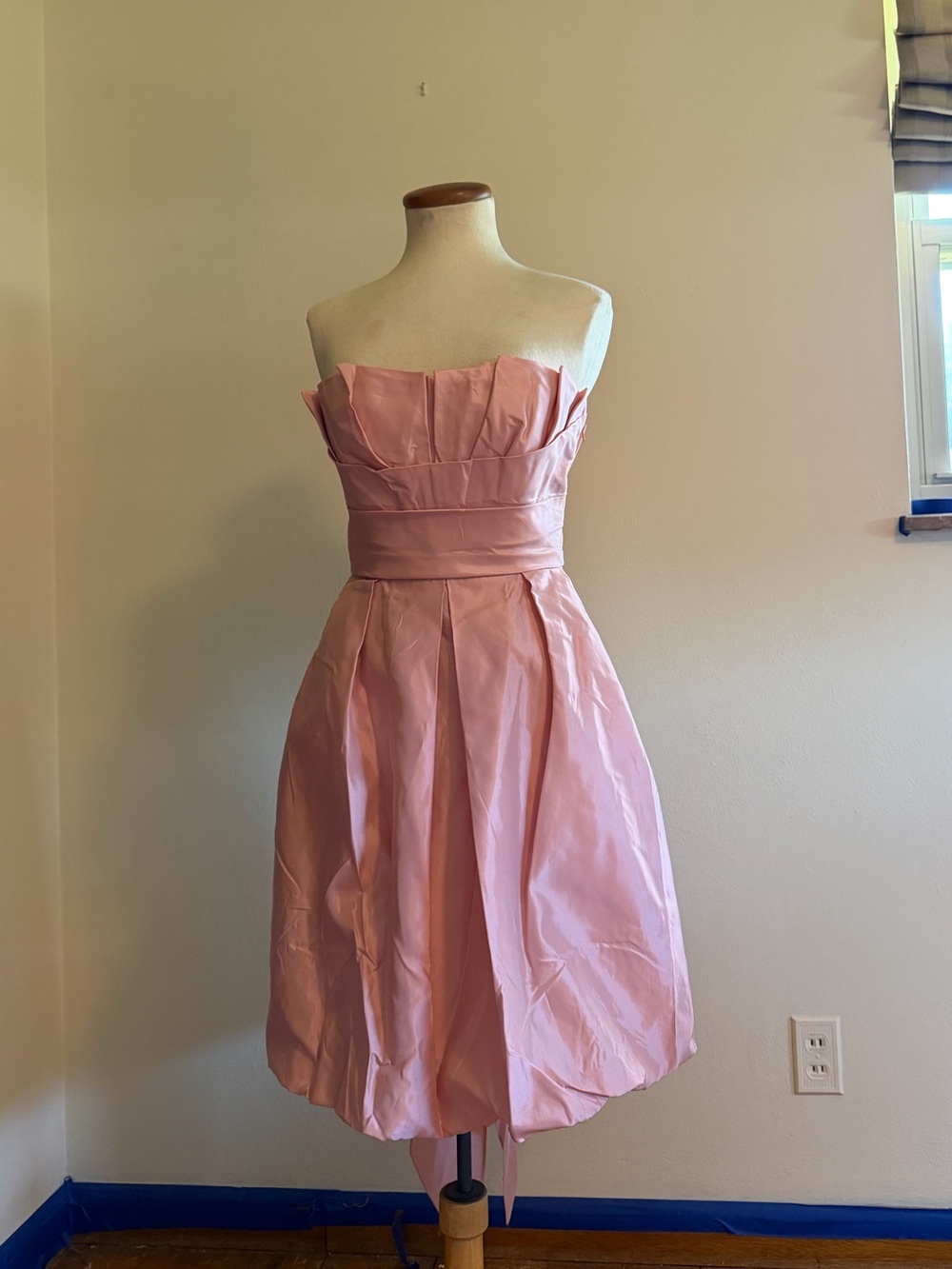 Vera Wang Strapless Rose Pink Party Dress Size 8